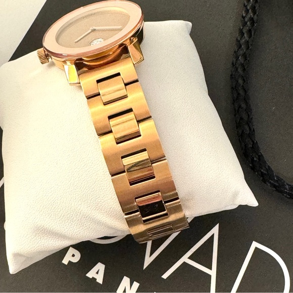 MOVADO BOLD Rose Gold-Tone Stainless Steel Ladies Watch - Picture 13 of 14